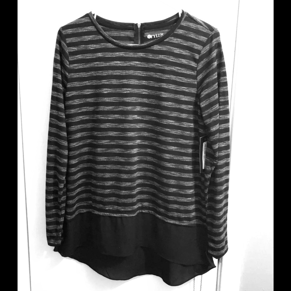 Black Striped Top
